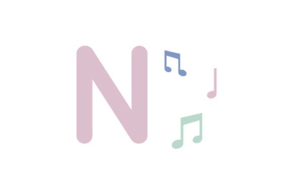 Alphabet Letter N for Crafts and School Amp
