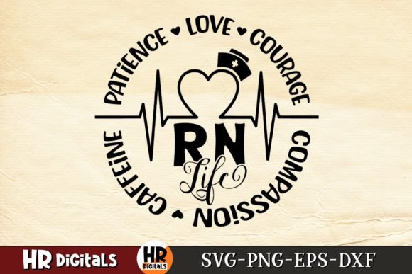 Registered Nurse, Cute Nurse Life SVG