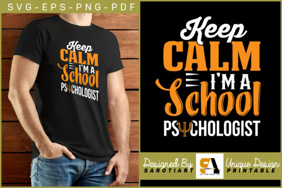 School Psychologist Design Printable SVG: A Unique Graphic for Local Business Branding