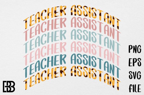 Teacher Assistant Sublimation PNG SVG: A Versatile Graphic Design Asset for Content Creators