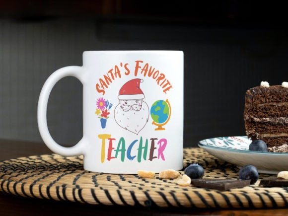 Teacher Christmas PNG, Santa's Favorite