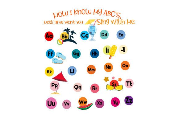 The Alphabet Chart - Summer Crafts for School Amp